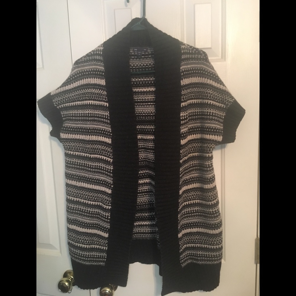 Gap Knit Sleeveless Long Sweater/Cardigan